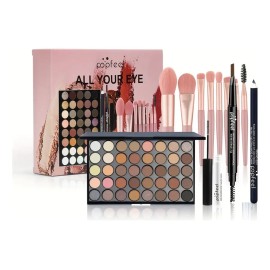 Paleta De Sombras 40 Colores Tierra Mate Y Pigmentada