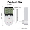 Digital Temperature Controller, Thermostat Outlet Socket -40~120℃ Heating Cooling Timer