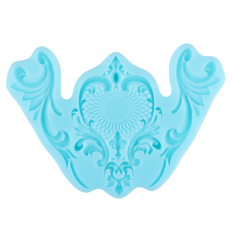 Baroque Style Silicone Molds Curlicues Scroll Lace Fondant Molds