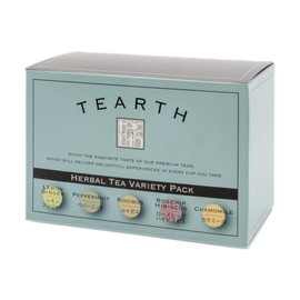 TEARTH Herbal Tea Variety Pack, Individually Wrapped, 25 Bags