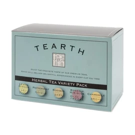TEARTH Herbal Tea Variety Pack, Individually Wrapped, 25 Bags