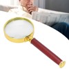 Lupa de Mano FILFEEL 10X con Mango de Madera y