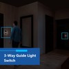 LIDER Minimalist Design LED Guide Light Paddle Switch with Automatic