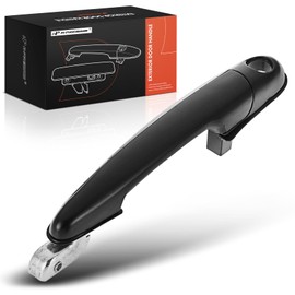 A-Premium Front Left Driver Side Exterior Door Handle Compatible with Kia Amanti 2004-2009, Primed Black with Chrome Insert, Replace# 82650-3F001