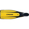 Cressi Pro Star Full Foot Pocket Fins, Yellow, 41/42