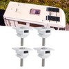 Solar Panel Bracket Centre Clamps Steel Silver 30mm Lightweight Solar