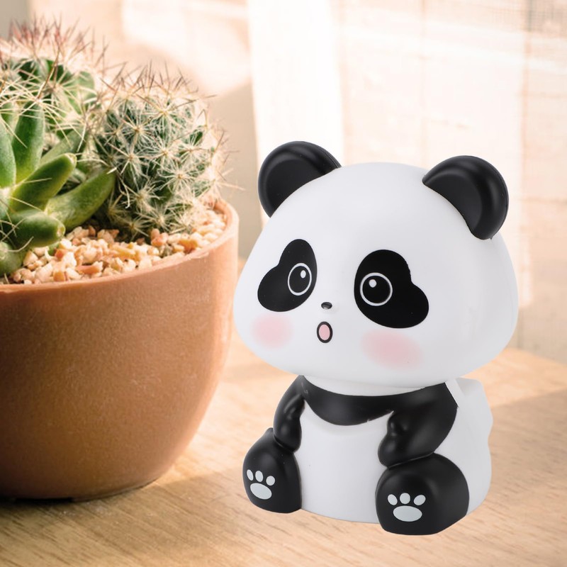 Pomya Nodding Panda Solar Panda Figurine Animal Sculpture Energy-Saving Environmental-Friendly