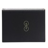 Notebook B5 Black Round Sign Circle Line Design Portable PP