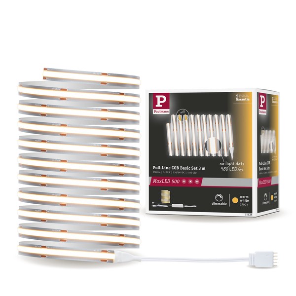 Paulmann 71046 LED Strip MaxLED 500 Full-Line COB Complete Set