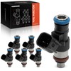 A-Premium Set of 6 Fuel Injectors Compatible with Ford F-150