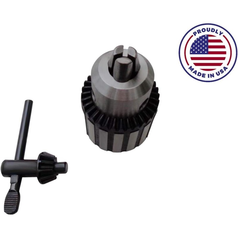 1/2 Drill Chuck Upgrade & Key Compatible with Ryobi 103L