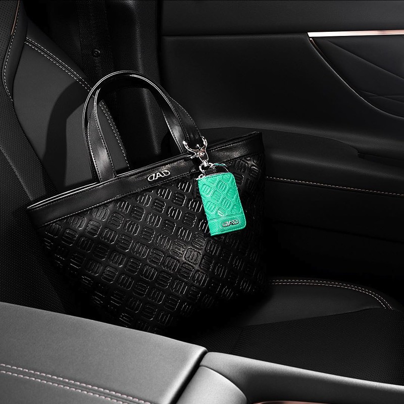 D.A.D Smart Key Case II SS Model Monogram Leather Ocean
