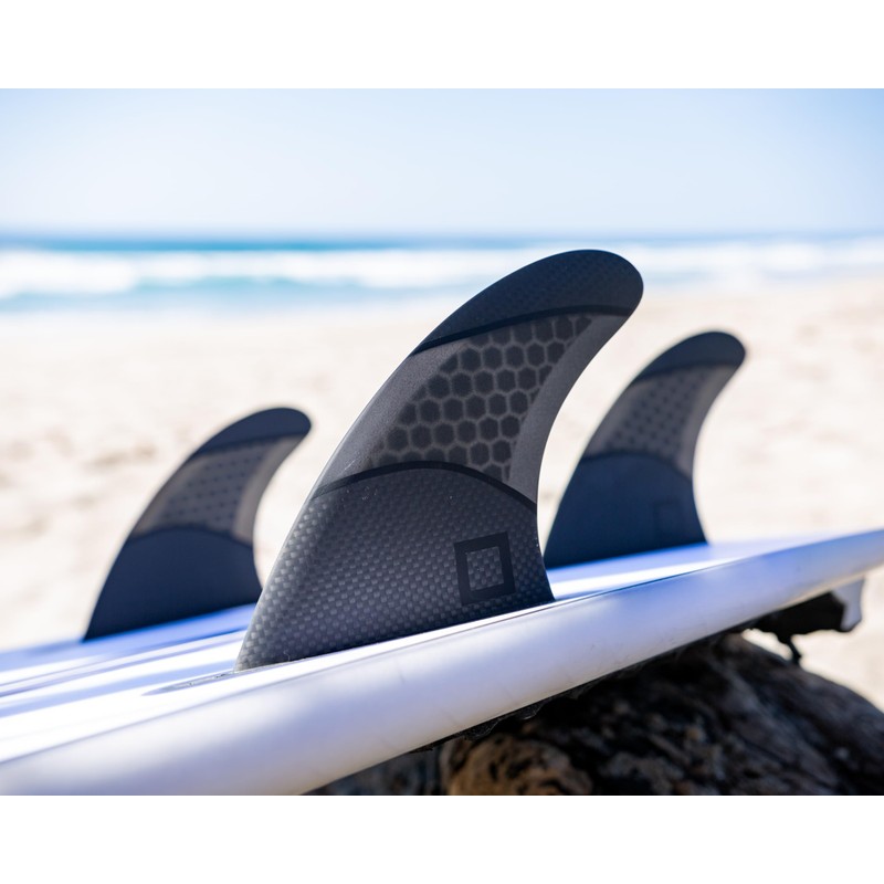 Surf Squared Medium Thruster Fins Set (3 Fins) - Honeycomb
