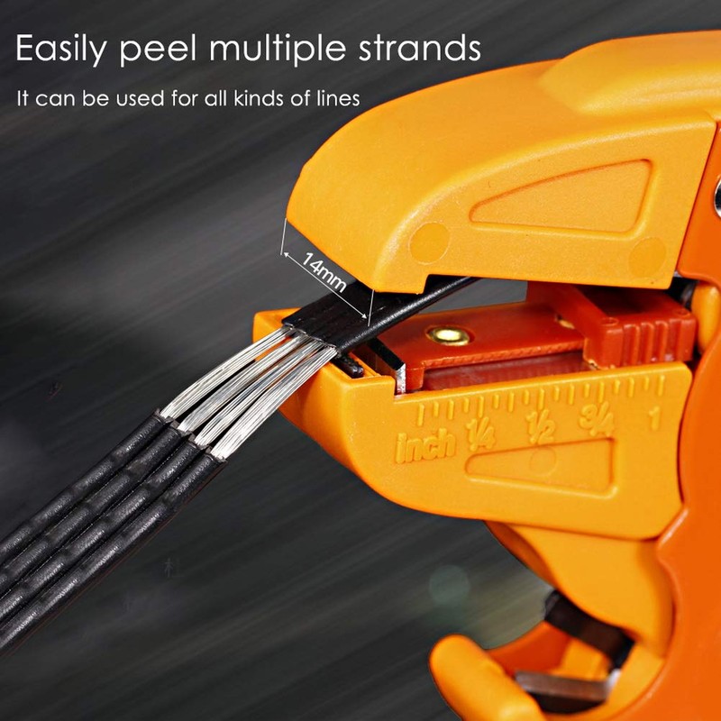 Insulated Wire Stripper, Adjustable Cable Stripping Tool, Professional Wire Cutter