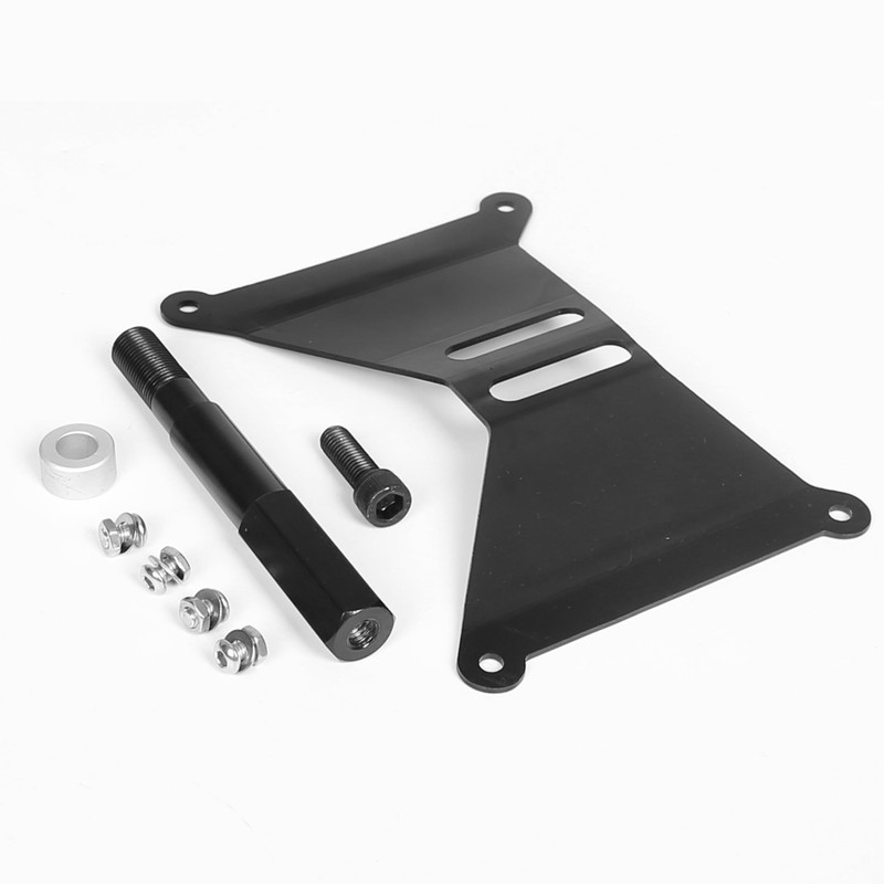 ECOTRIC Front Tow Hook License Plate Bracket Compatible with 2013+