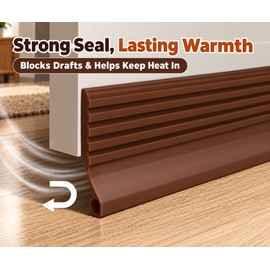 1M Door Bottom Sealing Strip for Door Gaps – Windproof & Dust-Blocking Weatherstrip for Home Doors