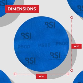 BSI Sanding Disc for Bowling Balls – 180 Grit Pad Kit for Resurfacing Machine, Ball Spinner, or Hand Cleaning, 3 Pack