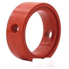 DERNORD Sanitary Butterfly Valve Repair Kit, Silicone Seat w/ (2) Bushings - for 2" Valves