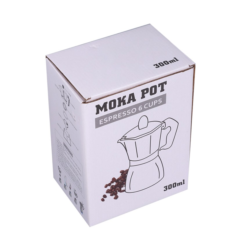 300ML Coffee Pot Moka Maker Coffee Kettle for Gas Stove