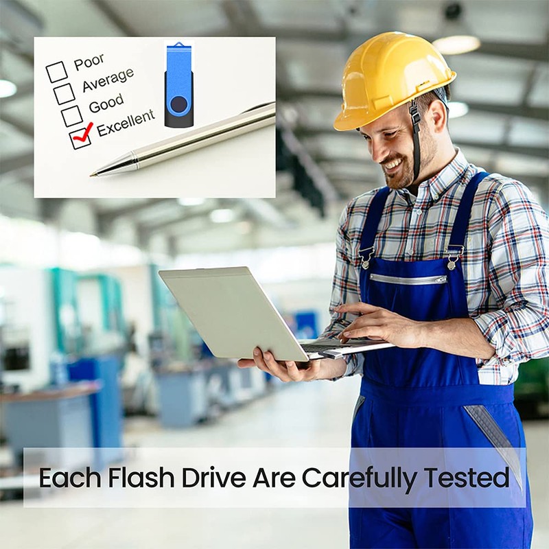 ABLAZE Memoria USB de 2 GB, USB Paquete de 20