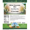 White Chocolate Mint Decaf Black Tea (25 tea bags, ZIN: