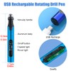 3-Speed Cordless Mini Drill Pen With 8 Small Drill Bits,Rechargeable
