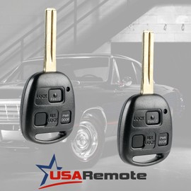 Key Fob Keyless Entry Remote fits 2004-2006 RX330 /2007-2009 RX350 / 2006-2008 RX400h (HYQ12BBT), Set of 2