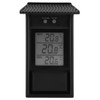 Digital Hygrometer Indoor ThermometerWaterproof tester temperature controller（Black）