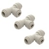 3/8 inch to 1/4 inch Push Fit T-Piece Connection -