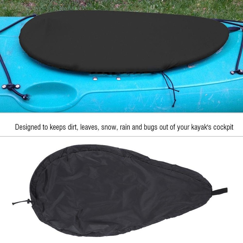 DEWIN Cockpit Cover, Universal Fit Blocking Kayak Canoe Cockpit Cover