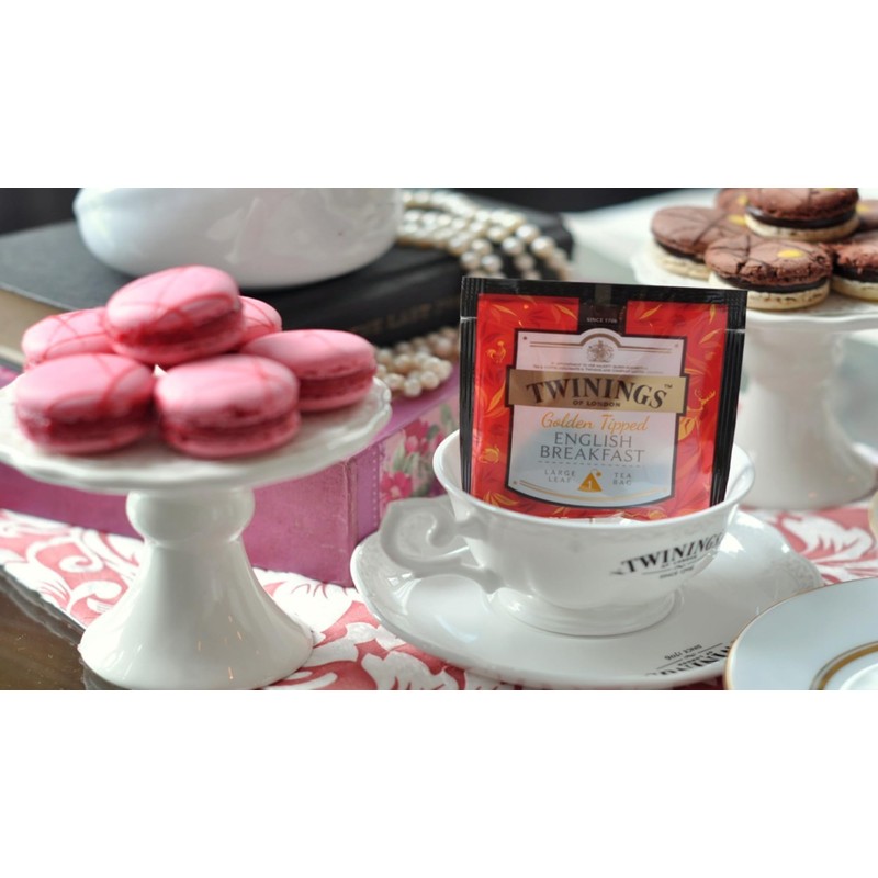 Twinings Discovery Collection Golden Tipped English Breakfast, 30 Large Leaf
