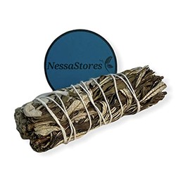 NESSASTORES - White Sage + Yerba Santa Smudge Stick Incense 4" Bundle #JC-152 (16 pcs)