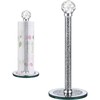 Crystal Paper Towel Holder, 34cm Countertop Stand with Sparkly Diamond