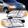 Nilight Headlight Assembly Compatible with 1997-2005 Chevy Venture
