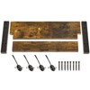 YMYNY Coat Rack Shelf Wall Mounted, Coat Hooks Set of