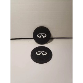 2X Infinity Coaster Inserts Silicone Anti Slip Car Cup Holder .B138