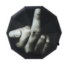 Creative Folding Umbrella, Finger Printed Umbrella, UV Sunshade Umbrella, Lightweight