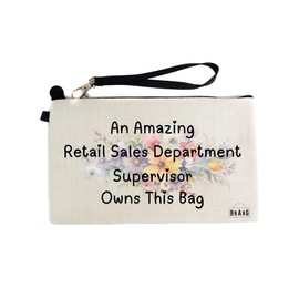 Gifts or Presents for Retail Sales Department Supervisors, an Amazing Retail Sales Department Supervisor Owns This Bag, Cosmetic Bags, Pencil Case - cb1466