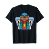Cute Cartoon Bear Character With Headphones For Kids T-Shirt