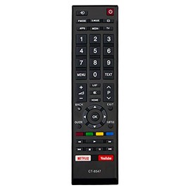 CT-8547 Replaced Remote fit for Toshiba TV 32L5865 49L5865 49L5865EV 49L5865EA 49L5865EE 43U5069 50U5965 55U5965 65U5965 43U5069EE 43U5069EV 43U5069EA