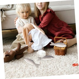 Garneck 4 Piece Plastic Fish Set - Realistic Plastic Fish For - Perfect for Game and Learning Activities - Ideal for Water and Sandpit Adventures