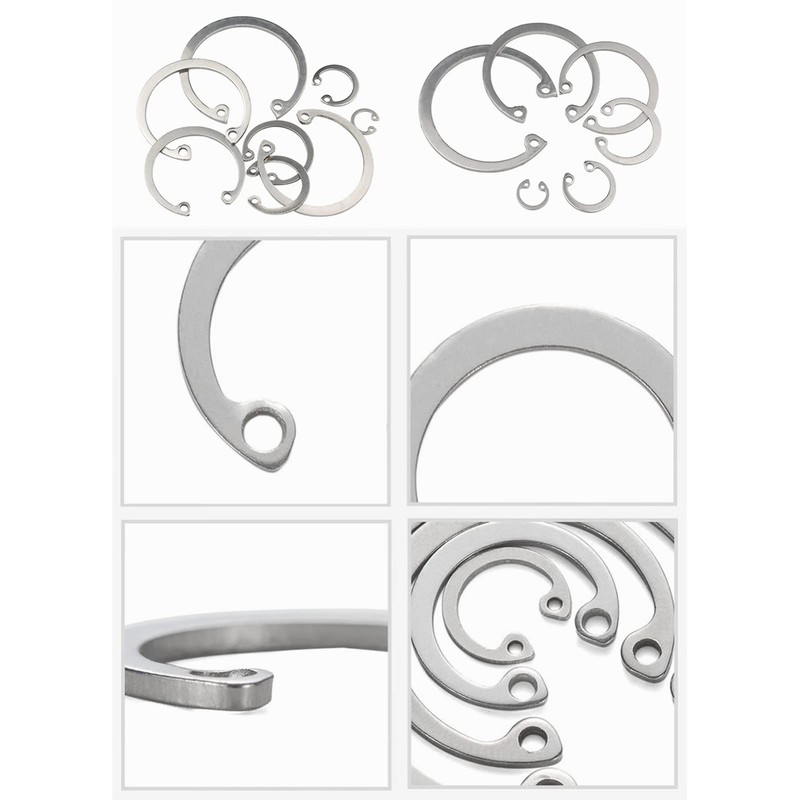 Elantek 200Pcs 8mm 10mm 12mm 14mm 16mm 18mm 20mm 22mm
