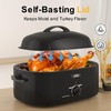 Roaster Oven with Self-Basting Lid,20 Quart Electric Roaster with Removable