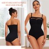 ciksob - Body moldeador sin tirantes para mujer, sin costuras,