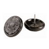 Shepherd Hardware 9103 1-Inch Nail On Furniture Glides with Carpet Base, 4-Pack