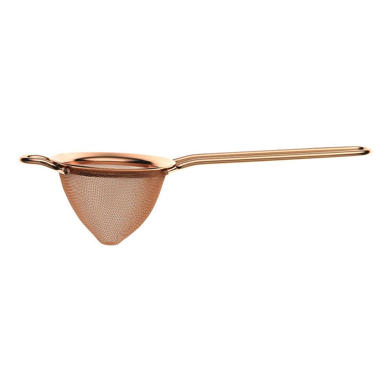 Barfly M37025CP Fine Mesh Cocktail Strainer, Copper Plated, Stainless Steel