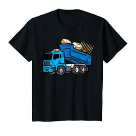 Kids Hanukkah Dump Truck Cute Chanukah Jewish Boys Kids Toddlers T-Shirt