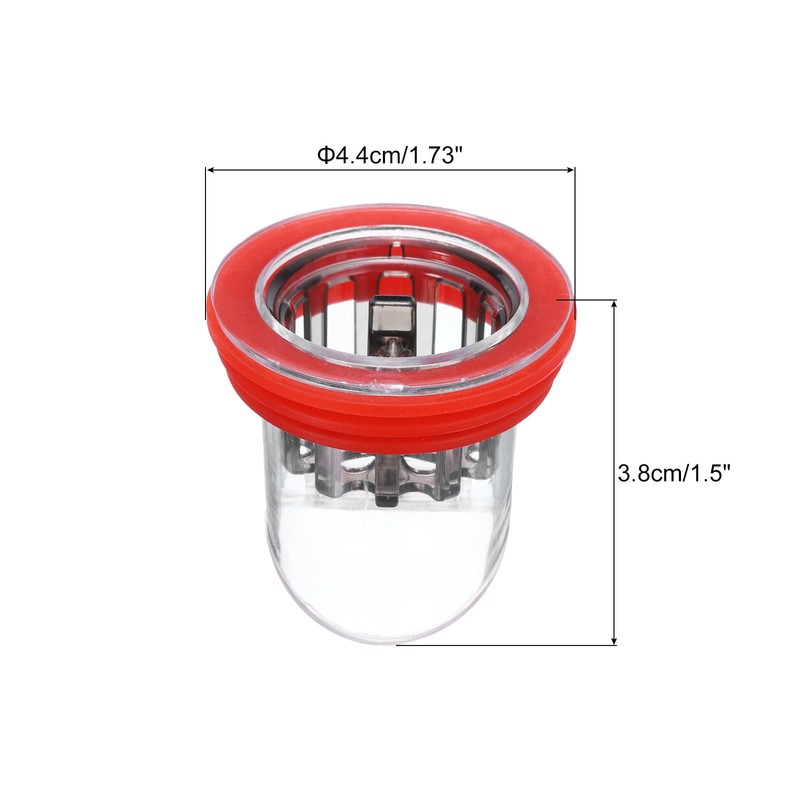 sourcing map Odor Proof Floor Drain, Anti-Sewer Backflow One-Way Preventer