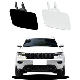 Goholy Car Front Bumper Headlight Washer Cover Compatible with Jeep Grand Cherokee 2016 2017 2018 2019 2020 2021 5XL50TZZAA 5XL51TZZAA Water Spray Cover White Right Passenger Side