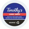 Timothy's World Coffee, German Chocolate Cake, K-Cup Portion Pack for
